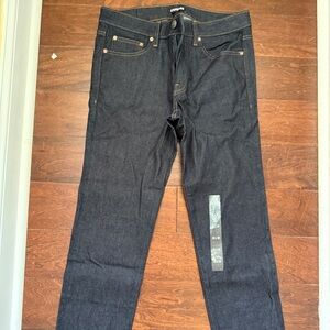 Express Men's Deep Indigo Straight Jeans